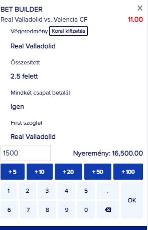 Fogadás készítő a Sportaza-nál