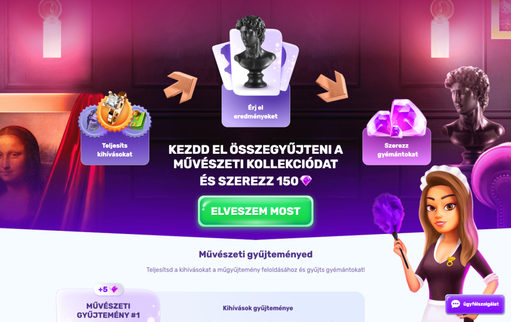 SlotsPalace kihívások