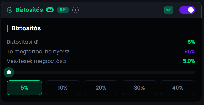 EmpireDrop - Biztosítás
