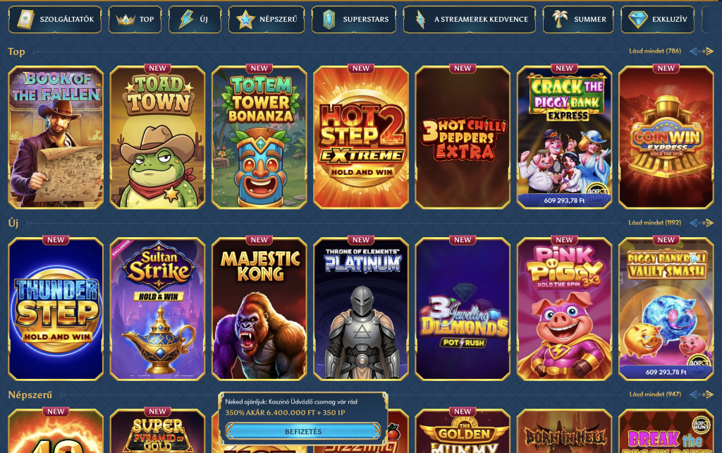 Casea casino slotok