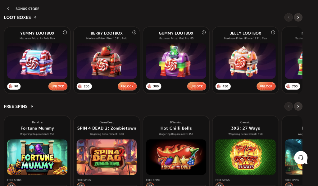 Iris casino lootbox