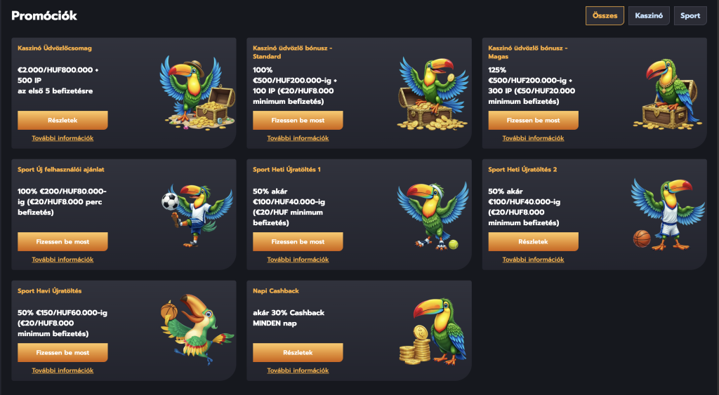 flappy casino bónuszok