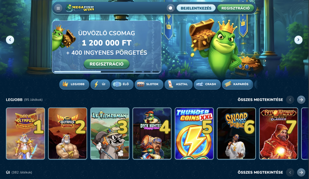 megafishwins főoldal